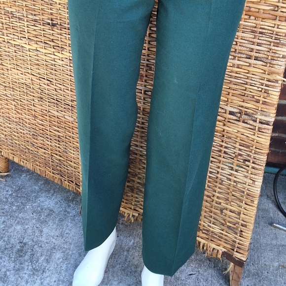 Pendleton Vintage Deep Green Wool Lined Trousers 6 - Picture 2 of 15